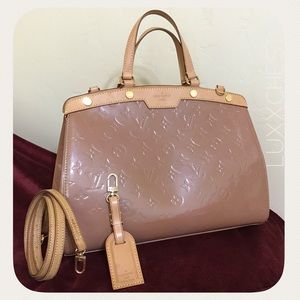 Louis Vuitton Rose Velours MM Brea Set